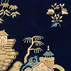 China in Blau