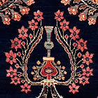 Sarough blau Mohatscheran